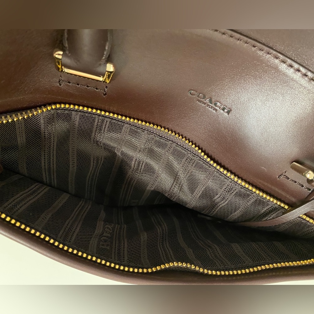 Coach mens leather brief case - Picture 5 of 7